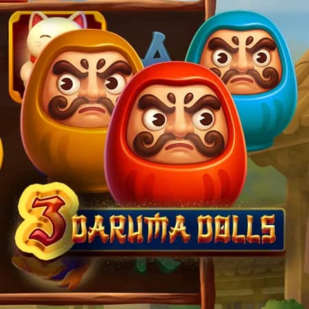 3 Daruma Dolls